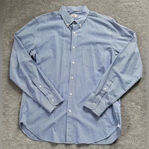 J.Crew Blue/White Pinstripe Buttondown Sz. M(15-151/2)